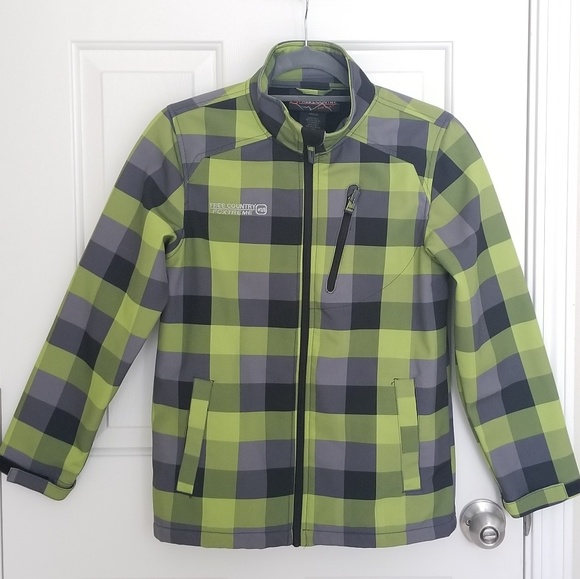 Free Country men's green checkered jacket size M - Picture 1 of 7